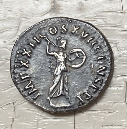 null Domitian, denarius, silver ,92-93, Rome ,3,0g. A :IMP CAES DOMIT AVG - GERM...