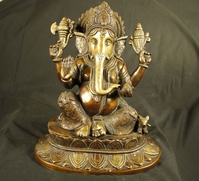  Statue of Ganesh, God who removes obstacles,...