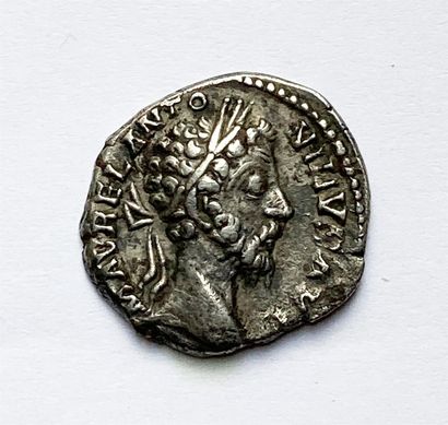 MARC AURÈLE DENIER, 172, Rome, argent, 2,8g....