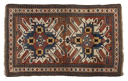 null CHALABERT (Djeraberd) KAZAK carpet called "with Eagles" (Adler) (Caucasus-Armenia),...