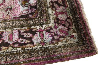 null Very rare and original double sided silk ISPAHAN (Iran), 2nd third of the 20th...