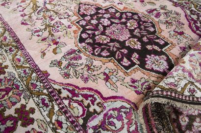 null Very rare and original double sided silk ISPAHAN (Iran), 2nd third of the 20th...