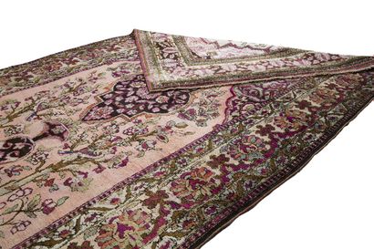 null Very rare and original double sided silk ISPAHAN (Iran), 2nd third of the 20th...