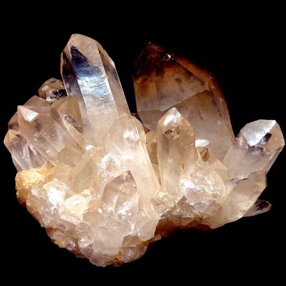  Rock Crystal with impressive and beautiful quality quartz clusters - From Brazil...