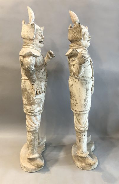 null Pair of Great Lokapalas, protectors of burial, zenmuyong.

In ancient times,...