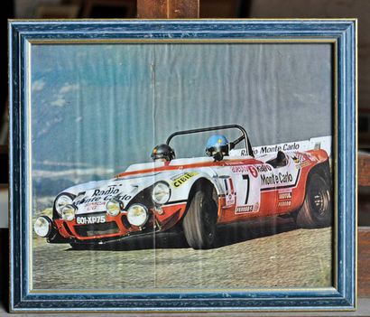null GT and rally cars. Set of 30 posters, beautiful frames