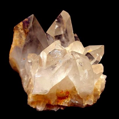 null Cristal de Roche avec amas de quartz imposant et de belle qualité - Provenance...