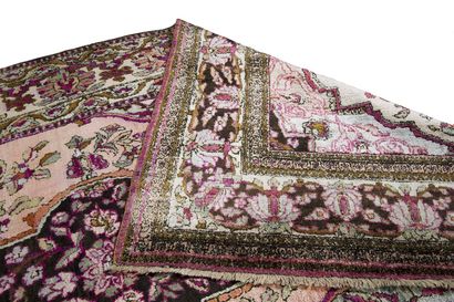 null Very rare and original double sided silk ISPAHAN (Iran), 2nd third of the 20th...