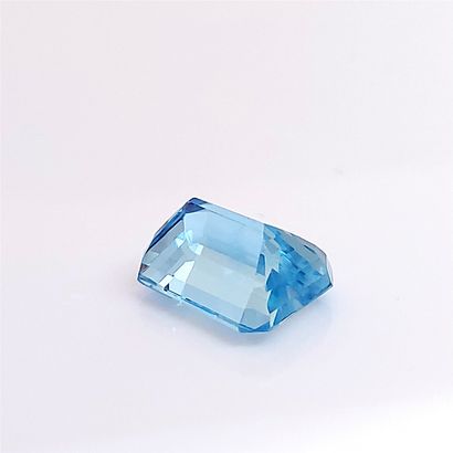 Aigue-marine - BRESIL - 7.45 cts Natural MARINE EAGLE - From Brazil - Blue color...
