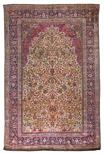 Silk KACHAN carpet (Persia), late 19th century...