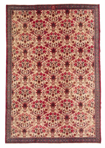 Tapis MÉCHED KHORASSAN, (Perse), 1er tiers...