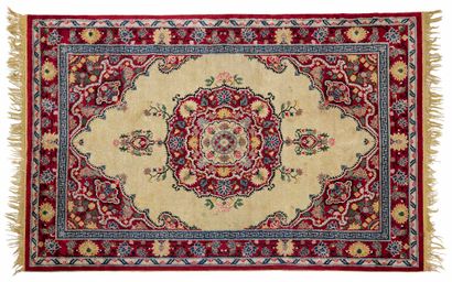 Silk SINKIANG carpet (Central Asia), mid...