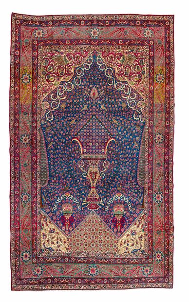 null Original et très beau tapis TÉHÉRAN (Perse), fin du 19e siècle

Dimensions :...