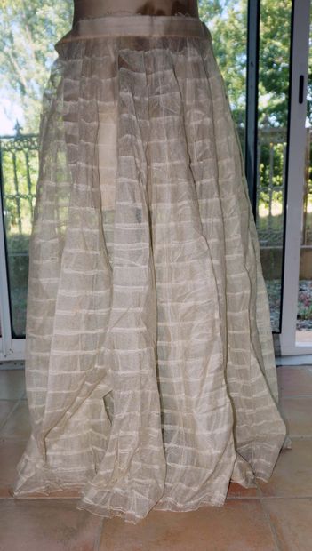 null Petticoat in muslin lace. About 1900