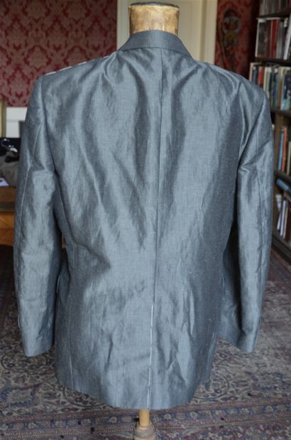 null Lot de 2 vestes : Cerruti 1881 (mélange lin et coton) gris anthracite T. 54...