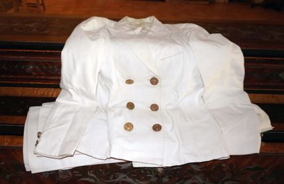 null 1 blazer + 2 white skirts "Naval Officer", circa 1950