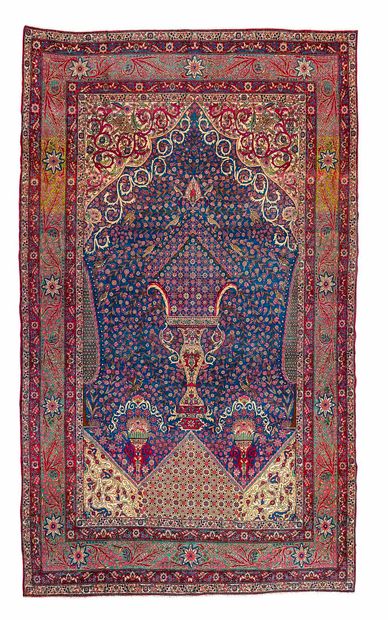 Original et très beau tapis TÉHÉRAN (Perse),...