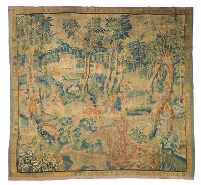 null Tapestry of Flanders, early 16th century

Technical characteristics : Wool and...