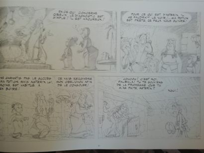 null Albert UDERZO. Astérix et la Traviata. Album des crayonnés. Dédicacé "Pour Peter...