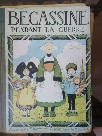 null Album de Bécassine. Pendant la guerre. Edition 1919. Etat d'usage