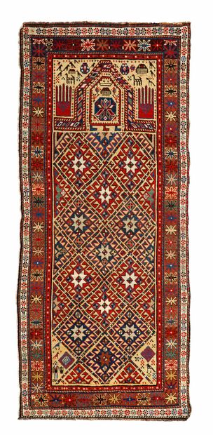 null Original tapis CHIRVAN (Caucase), de la fin du 19e siècle

Dimensions : 176...