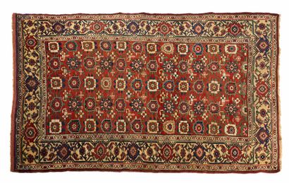 Old carpet BIDJAR on woolen chains (Persia),...