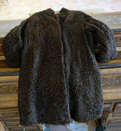 null Astrakhan coat, circa 1960