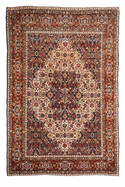 KIRMAN-RAVER carpet (Persia), end of the...