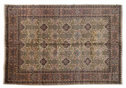 Important tapis TABRIZ (Perse), 1er tiers...