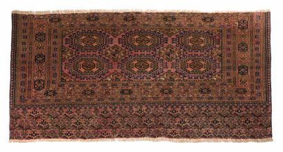 Saddle carpet TÉKKÉ BOUKHARA (Central Asia),...