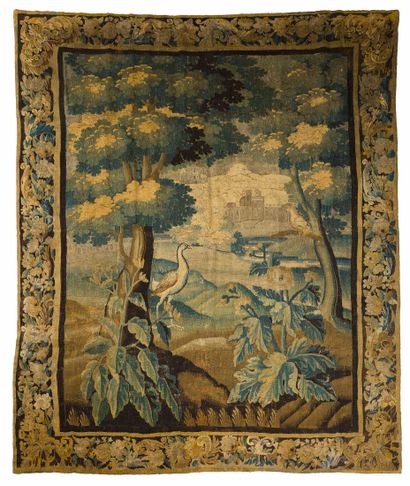 Aubusson tapestry, from the end of the 17th...