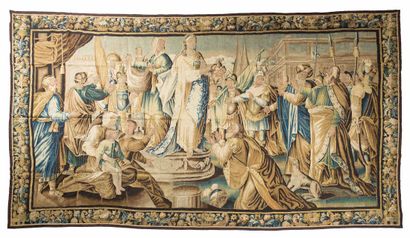 null Tapestry of the Royal Manufacture of Aubusson, from the middle of the XVIIth...