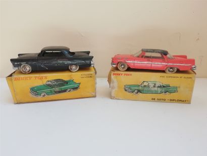 DINKY TOYS. Lot composed of: De Soto Diplomat,...