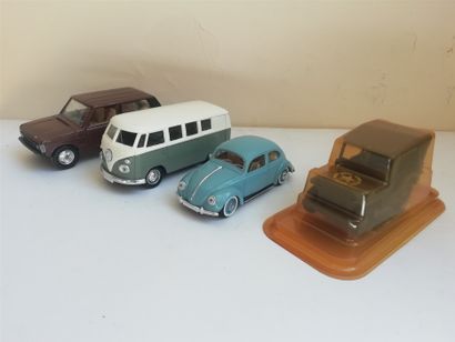 SOLIDO. Lot composed of: VW Combi modern,...
