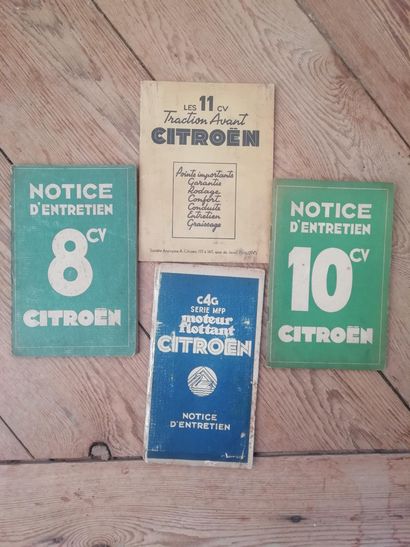 CITROËN. Set of 4 booklets : Service manual,...