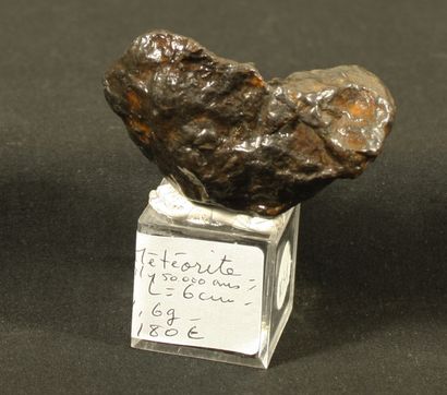 null Meteorite fallen in China 50000 years ago. L :6,5cm 101,6 g.