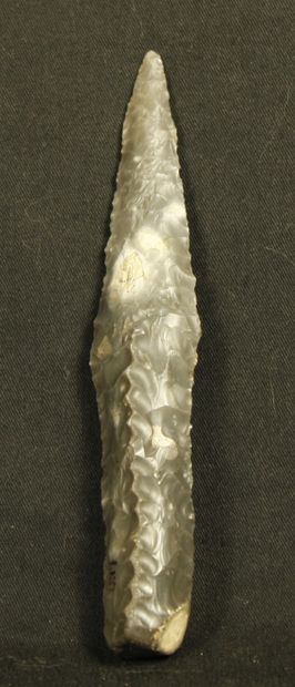 Danish Neolithic flint dagger. L :12,4cm