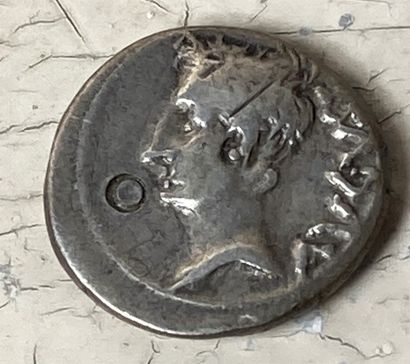 Silver quinary - Augustus (27 BC - 14 AD).
...