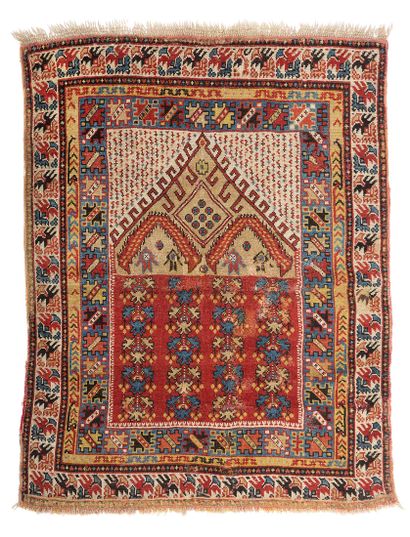 null ÇANNAKALÉ carpet (Asia Minor), late 18th, early 19th century
Dimensions : 130...