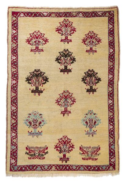 null Original and curious carpet KIRSHÉR MEGIDIER (Asia Minor), around 1870
Dimensions...