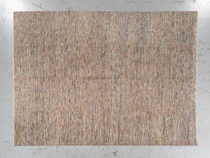 null Important tapis moderne contemporain XX Vers 1980 Dimensions 336 x 241 cm Velours...