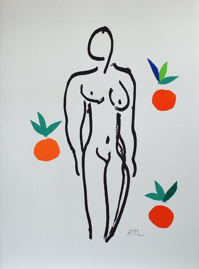 Henri Matisse (d'après) - Nu aux oranges, 1952-1953