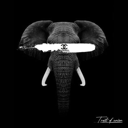 TRAIT D'UNION - Série "Savage", Elephant Chanel B, 2020
Art digital
Impression Plexi...