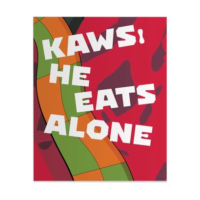 KAWS He Eats Alone