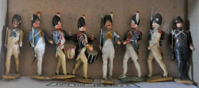 null 8 Soldats de l'armée de Napoléon I, en plastique