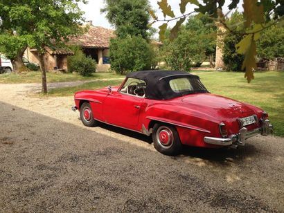 MERCEDES 190 SL-1955 N° Série: 121042-5500583 La victoire de la 300 SL à la célèbre...