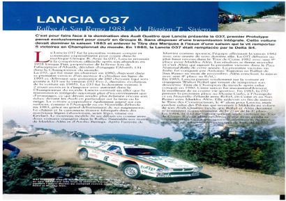 null FIAT LANCIA 037 - 1983
Châssis : Z LA 151AR000000178

Comme Ferrari s’est spécialisé...
