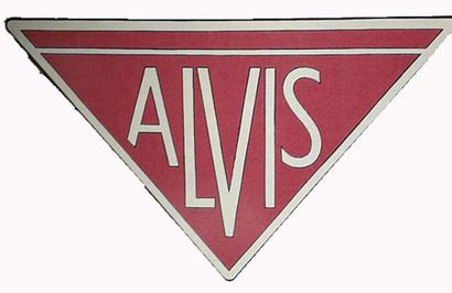 null Enseigne de marque ALVIS. 63x102cm