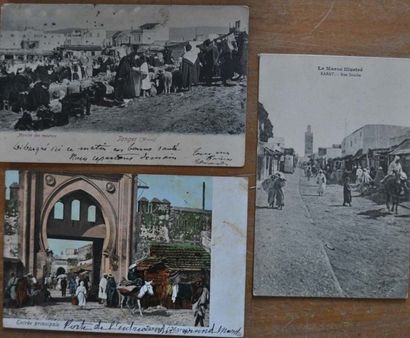 Le Marocbr2n 23 cartes postales 1900/1915...