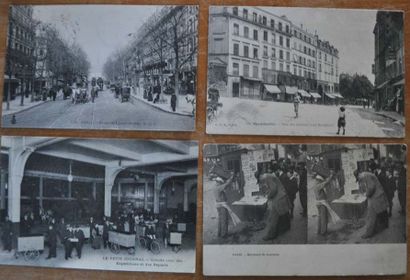 null Paris et banlieuebr2n 7 cartes postales +1 Repro.
